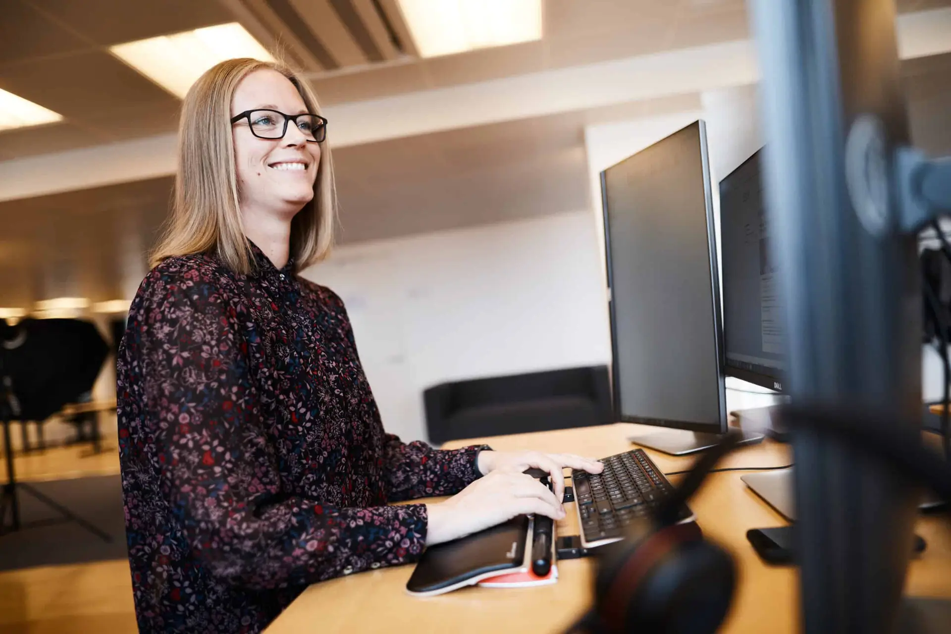 Kontorlokaler med dagslys